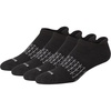 Hanes Men’s Socks, Absolute Comfort Cushioned Moisture-wicking Seamless Toe, 4 Pack, Ankle, Crew and Heel Shield Socks(Black – Heel Shield)