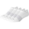 Hanes Men’s Socks, Absolute Comfort Cushioned Moisture-wicking Seamless Toe, 4 Pack, Ankle, Crew and Heel Shield Socks(White – Heel Shield)