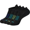 Hanes Men’s Socks Pack, 4-pair Pack, Absolute Run Cushioned Heel-shield Tab Moisture-wicking Men’s Socks(Black Assorted – Heel Shield)