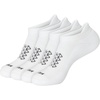 Hanes Men’s Socks Pack, 4-pair Pack, Absolute Run Cushioned Heel-shield Tab Moisture-wicking Men’s Socks(White – Heel Shield)