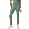 Hanes Womens Leggings Clothing, Moves 7/8 Soft Leggings with Pocket, Moisture Wicking Women’s Clothing, Pants, 25″ Inseam(Herbal Olive Green)