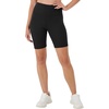 Hanes Womens Moves Bike Shorts, Soft & Stretchy Workout Shorts with Interior Pocket, Moisture-Wicking, 3” Or 7″ Inseam(Black)