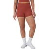 Hanes Womens Moves Bike Shorts, Soft & Stretchy Workout Shorts with Interior Pocket, Moisture-Wicking, 3” Or 7″ Inseam(Coral Camelia)
