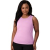 Hanes Women’s Moves Tank Top, Stretch Tank for Women, Moisture-Wicking Tank Top(Strawberry Candy Pink)