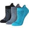 Hanes Women’s No Show Running Socks, Absolute Run Socks, Breathable No Show Tab Socks for Running, 4-pack(Blue Assortment – 3 Pack)