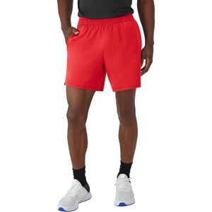 Hanes Men’s Moves Performance Shorts, Athletic Moisture-Wicking Shorts with Pockets, 6” Inseam(Holly Berry Red)