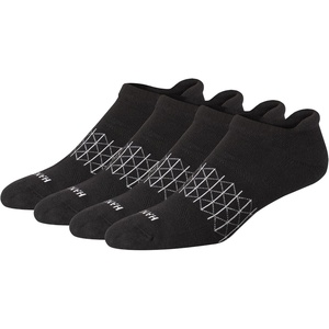 Hanes Men’s Socks, Absolute Comfort Cushioned Moisture-wicking Seamless Toe, 4 Pack, Ankle, Crew and Heel Shield Socks(Black – Heel Shield)