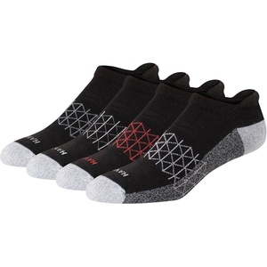 Hanes Men’s Socks, Absolute Comfort Cushioned Moisture-wicking Seamless Toe, 4 Pack, Ankle, Crew and Heel Shield Socks(Black/Gray Foot – Heel Shield)