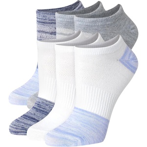 Hanes Women’s Moves Ankle Socks, Performance Socks for Women, X-Temp, Cushioned with Arch Support(Blue)