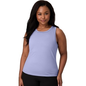 Hanes Women’s Moves Tank Top, Stretch Tank for Women, Moisture-Wicking Tank Top(Peri Blue)