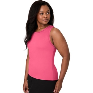 Hanes Women’s Moves Tank Top, Stretch Tank for Women, Moisture-Wicking Tank Top(Pink Pedestal)
