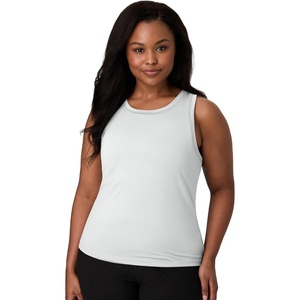 Hanes Women’s Moves Tank Top, Stretch Tank for Women, Moisture-Wicking Tank Top(White)