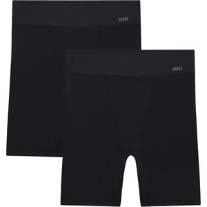 Hanes Women’s Moves Underwear, Anti-chafe Slip Shorts, Microfiber Slip Shorts for Women, 2-pack(Black/Black)