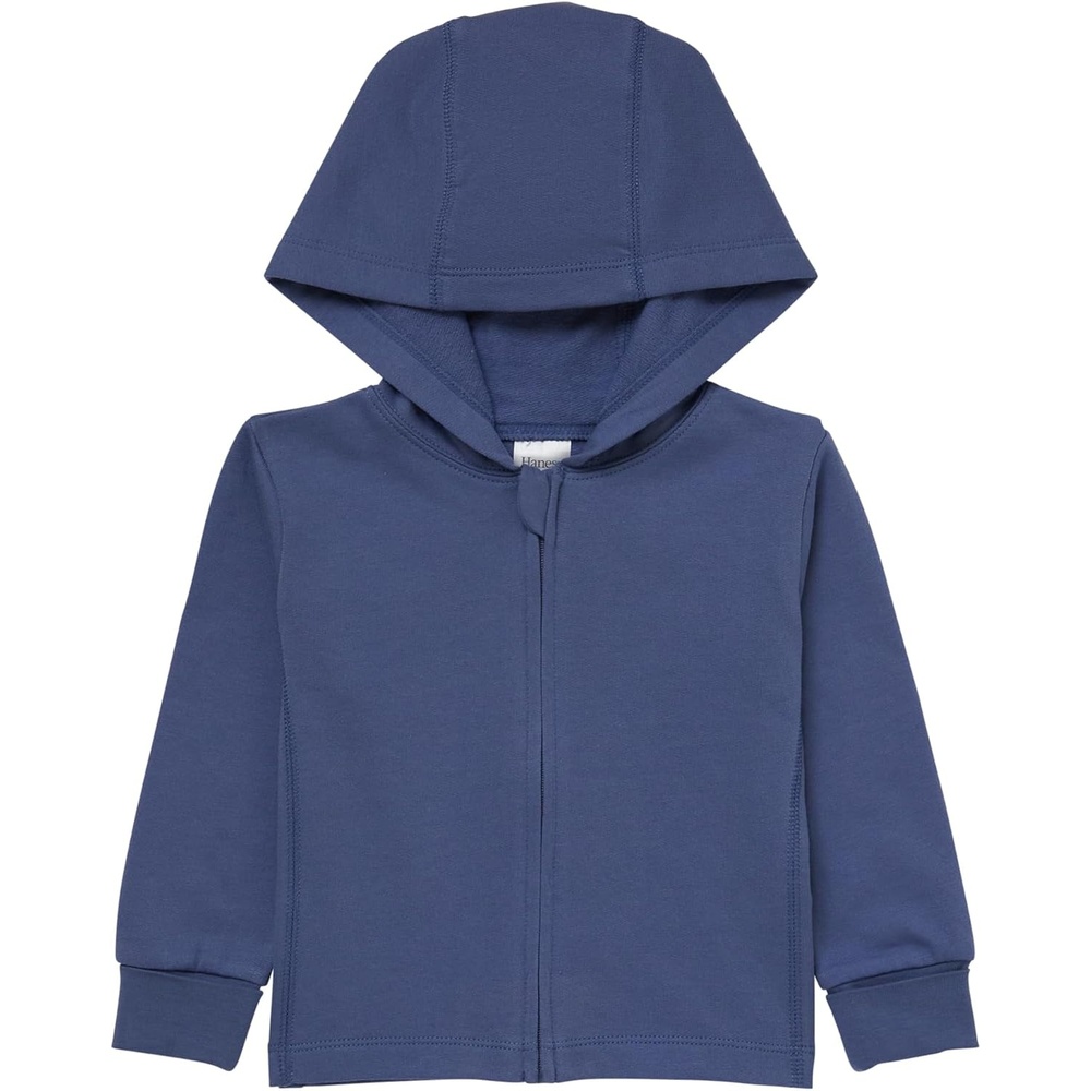 image:imageHanes Baby Pure Comfort French Terry Hoodie Infant Fullzip Hooded Jacket Unisex 2packMisted Blue