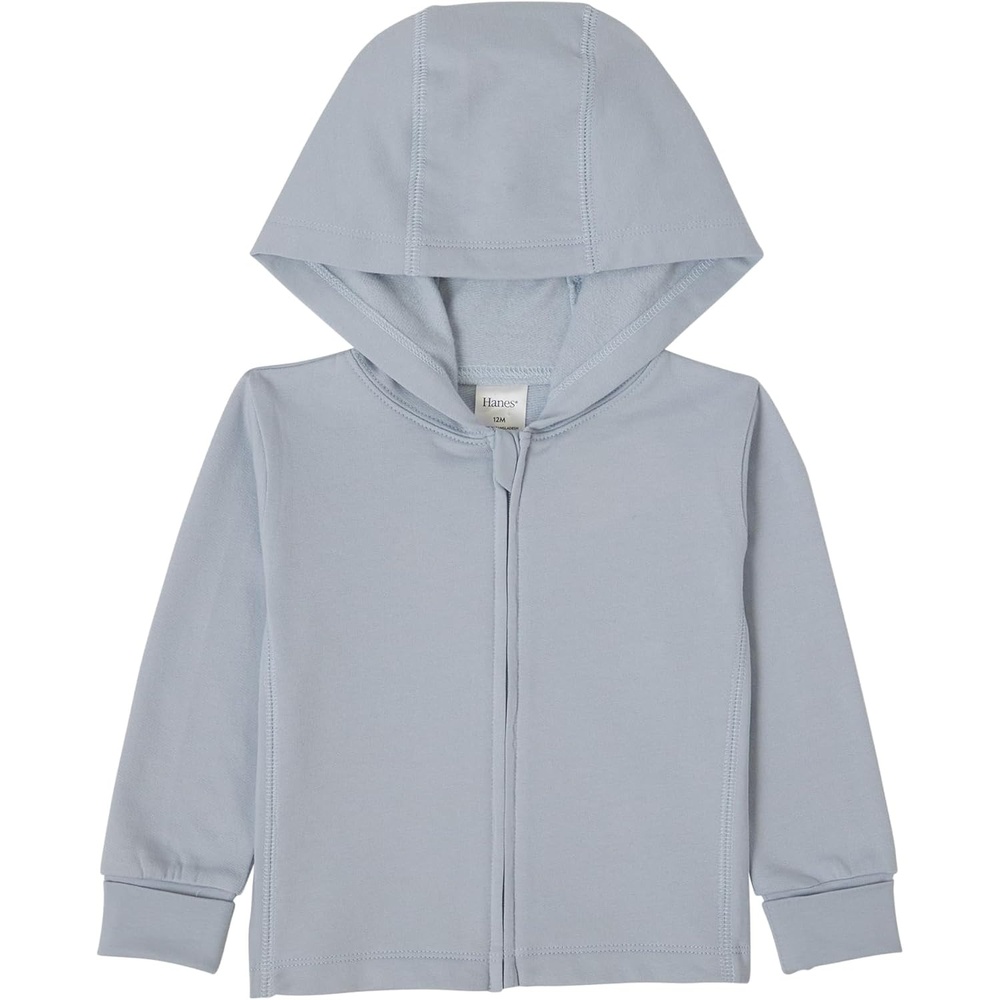 image:imageHanes Baby Pure Comfort French Terry Hoodie Infant Fullzip Hooded Jacket Unisex 2packSilver