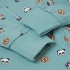 Hanes Baby Pure Comfort Organic Long Sleeve Footless Sleep N’ Play, Infant Playsuit, Boys & Girls(Blue)