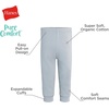 Hanes Baby-Boys Pure Comfort Baby French Terry Joggers, Baby Girl and Baby Boy Pants, 2-Pack(Blue/Green)