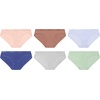 Hanes Girls’ Period Underwear Hipsters, Boxer Briefs, Boyshorts, 4 or 6 Pack, Comfort Period Panties, Moderate Protection(Pink  Misty Morning  Violet  Silver Opal  Celadon  Tan)