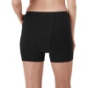 Hanes Women’s Comfort, Period. Underwear, Bikini Period Underwear, Super Leaks Period Underwear, 3-pack(2-pack Boxer Briefs  Black/Black)
