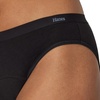 Hanes Women’s Comfort, Period. Underwear, Bikini Period Underwear, Super Leaks Period Underwear, 3-pack(3-pack Bikinis  Black/Dot Print/Concrete Heather)