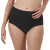 Hanes Women’s Comfort, Period. Underwear, Bikini Period Underwear, Super Leaks Period Underwear, 3-pack(3-pack Briefs  Black/Pecan/Black)