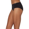 Hanes Women’s Comfort, Period. Underwear, Bikini Period Underwear, Super Leaks Period Underwear, 3-pack(3-pack Hipsters  Black/Dot Print/Concrete Heather)