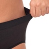 Hanes Women’s Just My Size Comfort, Period. Brief Period Underwear, Super Leaks, 2-pack (Plus Sizes)(Pecan/Black)