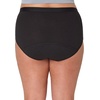 Hanes Women’s Just My Size Comfort, Period. Brief Period Underwear, Super Leaks, 2-pack (Plus Sizes)(Pecan/Black)