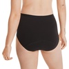 Hanes Women’s Period Underwear Pack, 3-Pack, Comfort, Period. Moderate Leaks Period Panties, Odor Protection(1-pack Brief  Black)