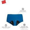 Hanes Women’s Period Underwear Pack, 3-Pack, Comfort, Period. Moderate Leaks Period Panties, Odor Protection(3-pack Boyshort  Neutrals)