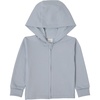 Hanes Baby Pure Comfort French Terry Hoodie, Infant Full-zip Hooded Jacket, Unisex, 2-pack(Silver)