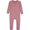 Hanes Baby Pure Comfort Organic Long Sleeve Footless Sleep N’ Play, Infant Playsuit, Boys & Girls(Rose)
