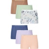 Hanes Girls’ Period Underwear Hipsters, Boxer Briefs, Boyshorts, 4 or 6 Pack, Comfort Period Panties, Moderate Protection(Lavender  Violet  Purple  Pink  Earthen Tan  Celadon)