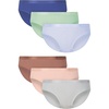 Hanes Girls’ Period Underwear Hipsters, Boxer Briefs, Boyshorts, 4 or 6 Pack, Comfort Period Panties, Moderate Protection(Pink  Misty Morning  Violet  Silver Opal  Celadon  Tan)