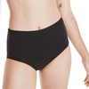 Hanes Women’s Period Underwear Pack, 3-Pack, Comfort, Period. Moderate Leaks Period Panties, Odor Protection(1-pack Brief  Black)