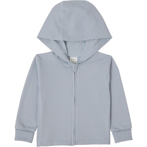 Hanes Baby Pure Comfort French Terry Hoodie, Infant Full-zip Hooded Jacket, Unisex, 2-pack(Silver)