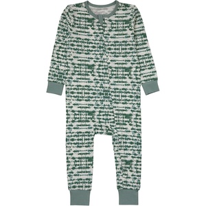Hanes Baby Pure Comfort Organic Long Sleeve Footless Sleep N’ Play, Infant Playsuit, Boys & Girls(Green)