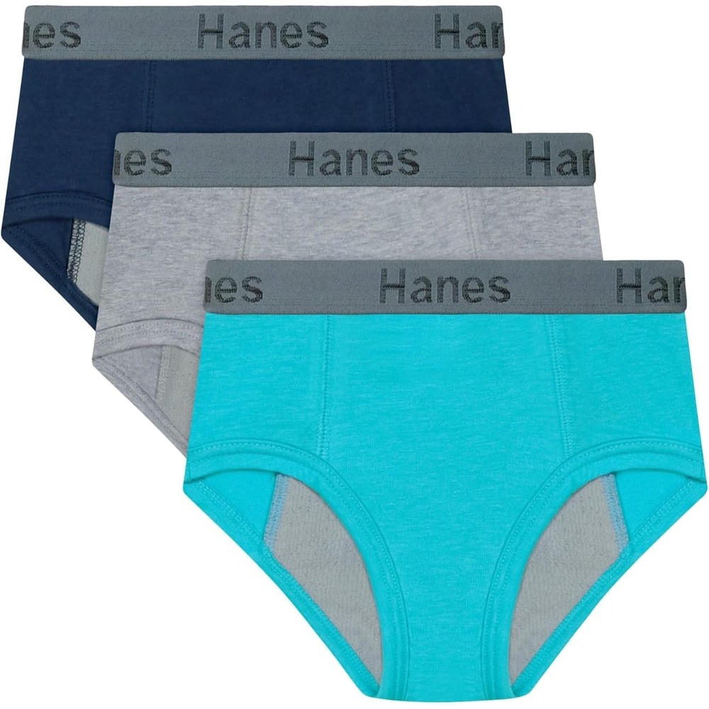 image:imageHanes boys Overnight Underwear Pack 3pack Light amp Moderate Leaks Confident Nights Overnight Underwear MultiTurquoiseGreyPink