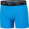 Hanes Boys’ Originals Boxer Briefs, Stretch Cotton Underwear, Assorted, 6-pack(Black/Blue/Orange – 6 Pack)