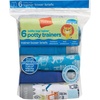 Hanes Boys’ Potty Training Underwear, Light Leaks Toddler Cotton Briefs and Boxer Briefs, Multi-pack(Boxer Briefs – Blue/Gray – 6 Pack)
