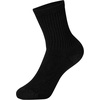 Hanes Boys’ Socks Pack, Double Tough Moisture Wicking Ankle, Crew, No Show Socks, 12 & 14 Pair Packs(Black – Crew  14 Pack)