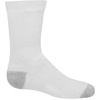 Hanes Boys’ Socks Pack, Double Tough Moisture Wicking Ankle, Crew, No Show Socks, 12 & 14 Pair Packs(White – Crew  12 Pack)