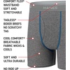 Hanes Boys’ Underwear Boxer Briefs Or Briefs Pack, 8 Or 12 Pack, Cotton Stretch Underwear for Boys & Toddler Boys(Grey/Blue/Black/Red)