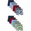 Hanes Boys’ Underwear Boxer Briefs Or Briefs Pack, 8 Or 12 Pack, Cotton Stretch Underwear for Boys & Toddler Boys(Red  Blue  Sage  Camo)
