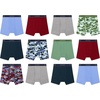 Hanes Boys’ Underwear Boxer Briefs Or Briefs Pack, 8 Or 12 Pack, Cotton Stretch Underwear for Boys & Toddler Boys(Red  Blue  Sage  Camo)