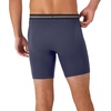 Hanes Men’s Perfect Flex Breathable Boxer Brief Underwear, Lightweight Luxe Modal Blend, Supportive Pouch, 1-pack(Blue)