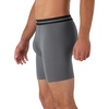 Hanes Men’s Perfect Flex Breathable Boxer Brief Underwear, Lightweight Luxe Modal Blend, Supportive Pouch, 1-pack(Grey)