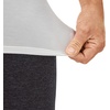 Hanes Mens Perfect Flex V-Neck Tee, Stay Tucked Undershirt, Slim Fit Tight on Arms T-Shirt, White & Black(White)
