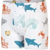 Hanes Toddler Boys’ Organic Cotton Underwear, Pure Comfort 100% Cotton Boxer Briefs Available, 10 & 7 Pack(Tan  White  Seafoam)