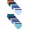 Hanes boys Underwear Boxer Briefs Pack, 8-pack, Cotton-stretch Dyed Boys’ Underwear, Moisture-wicking(Blue  Gray  Orange  Teal)